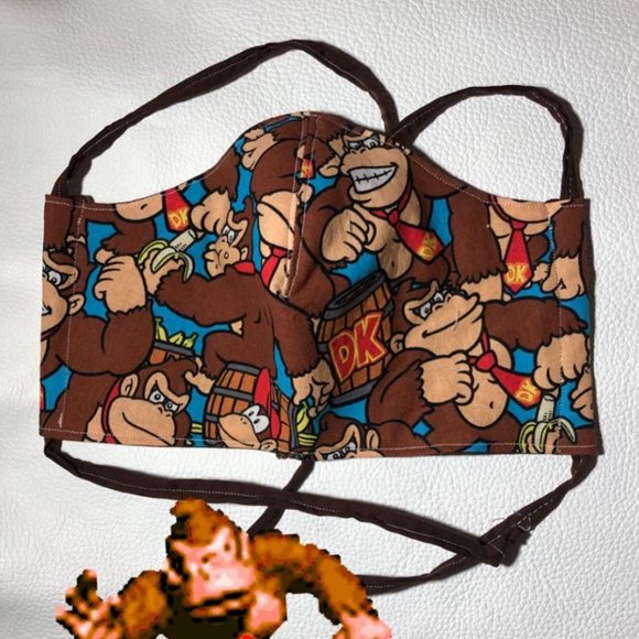 Donkey Kong Face Mask - Picture 1 of 1
